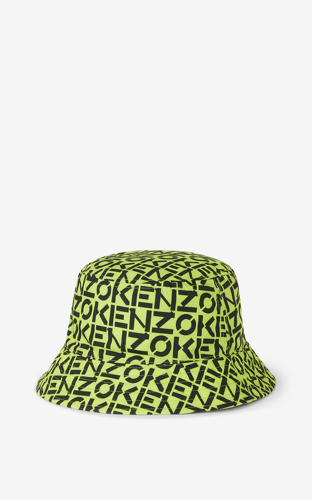 Chapeau Kenzo Femme Reversible monogram Vert Clair IYQLS-5489